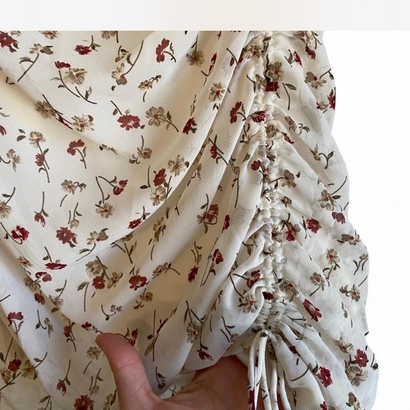 Cotton Candy White Floral Mini Dress‎ - Picture 5 of 8